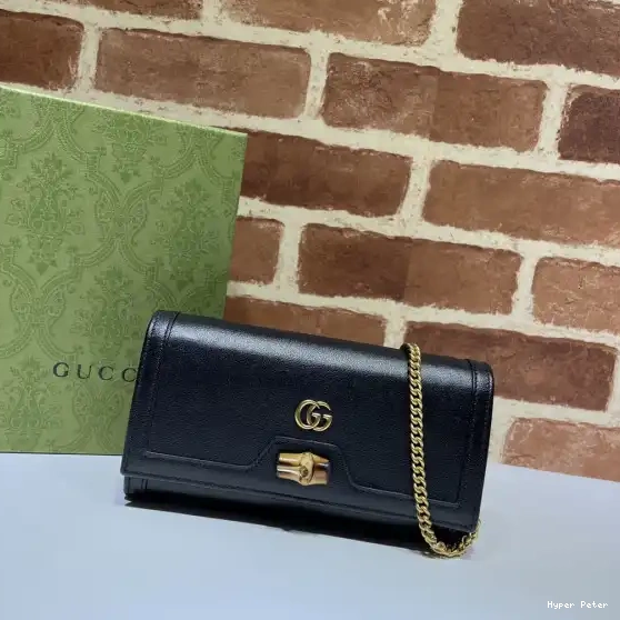 Hyper Peter Diana with Gucci chain bamboo wallet 0511